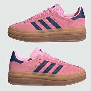 Adidas Gazelle Bold Women's Pink Glow/ Victory Blue sz 10